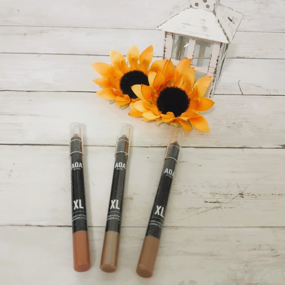 (3) AOA Studio Cream Eyeshadow Sticks *Discounted!* New/Sealed Browns